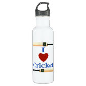 Ich höre (Liebe) Cricket Trinkflasche (Vorderseite)