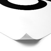 Ich höre [Liebe] Fisch und Chips Poster (Ecke)