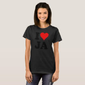 Ich höre Liebe Ja T-Shirt (Vorne ganz)