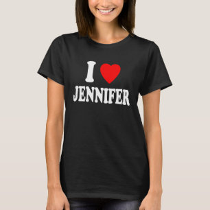 Ich höre Liebe Jennifer Niedlich Matching Ehepaar T-Shirt