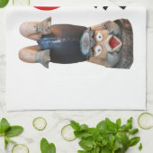 Ich höre [Liebe] Kappa 河 童 Küchentuch (Gefaltet)