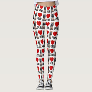 Ich höre [Liebe] Kappa 河 童 Leggings