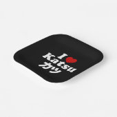 Ich höre [Liebe] Katsu ツ Pappteller (Gewinkelt)