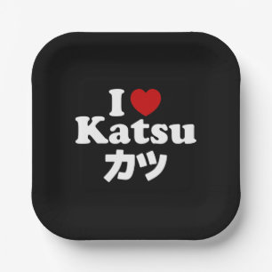 Ich höre [Liebe] Katsu ツ Pappteller