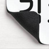 Ich höre [Liebe] Kimchi 김 치 Mousepad (Ecke)