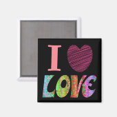 Ich höre Liebe Magnet (Vorderseite/Rückseite)