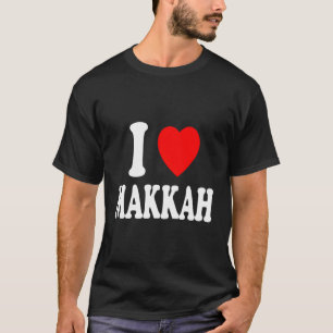 Ich höre (Liebe) Makkah Islam Saudi-Arabien Muslim T-Shirt