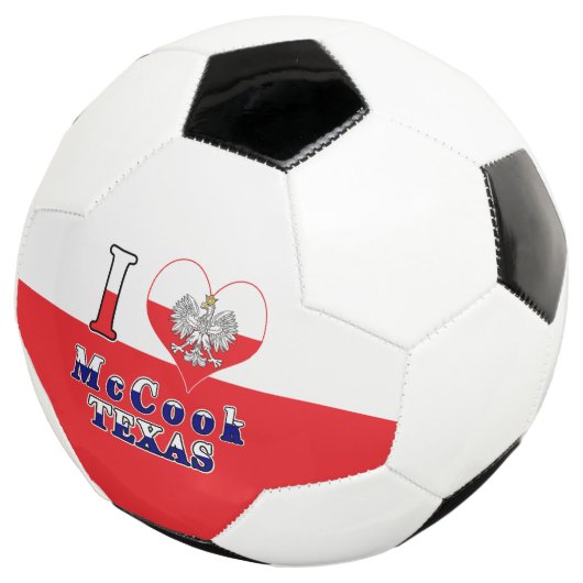 Ich höre Liebe McCook Texas Fußball (Dreiviertel)