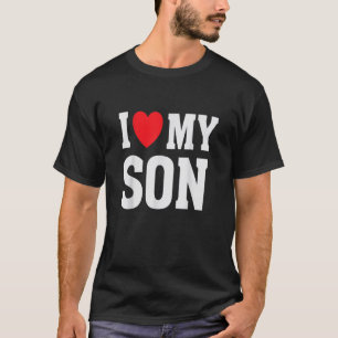 Ich höre Liebe mein Sohn stolz Eltern Mama Mutter T-Shirt