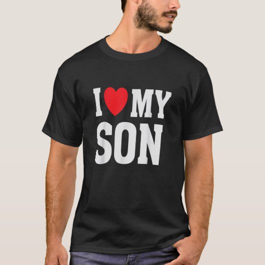 Ich höre Liebe mein Sohn stolz Eltern Mama Mutter T-Shirt (Vorderseite)