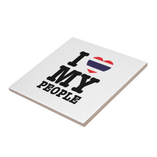 Ich höre (Liebe) Meine Thai-Leute Fliese