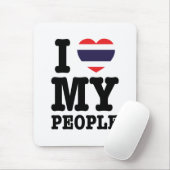 Ich höre (Liebe) Meine Thai-Leute Mousepad (Mit Mouse)