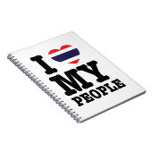 Ich höre (Liebe) Meine Thai-Leute Notizblock (Rechte Seite)