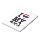 Ich höre (Liebe) Meine Thai-Leute Notizblock (Rotiert)