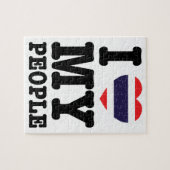 Ich höre (Liebe) Meine Thai-Leute Puzzle (Horizontal)