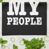 Ich höre (Liebe) meine Vietnam-Leute Geschirrtuch (Gefaltet)