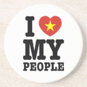 Ich höre (Liebe) meine Vietnam-Leute Untersetzer (Vorne)