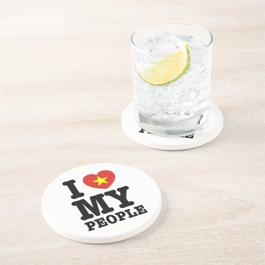 Ich höre (Liebe) meine Vietnam-Leute Untersetzer (Seite)