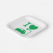 Ich höre {Liebe} NEVs Pappteller (Gewinkelt)