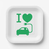 Ich höre {Liebe} NEVs Pappteller (Vorderseite)