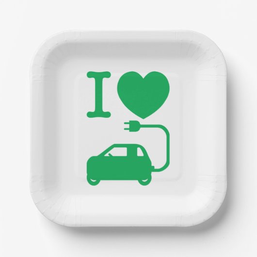 Ich höre {Liebe} NEVs Pappteller (Vorderseite)