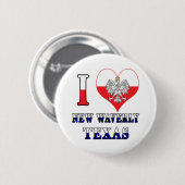 Ich höre Liebe New Waverly Texas Button (Vorne & Hinten)
