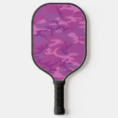 Ich höre Liebe Pickleball Camouflage Pink Schläger (Vorderseite)