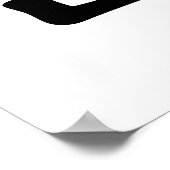 Ich höre [Liebe] Südkorea Hangul Koreanische Sprac Poster (Ecke)