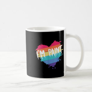 Ich höre Liebe zu Finger Paint Ich bin Paint Niedl Kaffeetasse