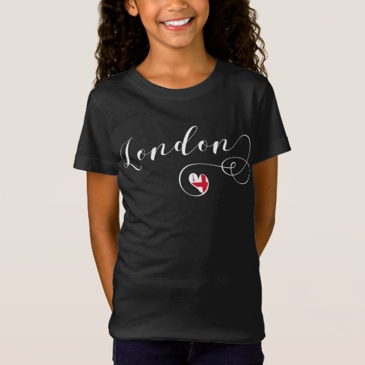 Ich höre London, England T-Shirt (Vorderseite)