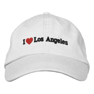 Ich höre Los Angeles bestickter Hut