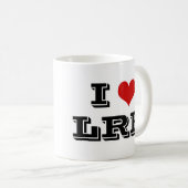 Ich höre LRE-Kaffee-Tasse Kaffeetasse (VorderseiteRechts)