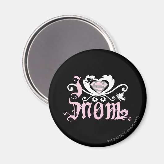 Ich höre Mama rosa Magnet (Vorderseite/Rückseite)