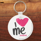 Ich höre Me Magenta Schlüsselanhänger (Vorderseite)