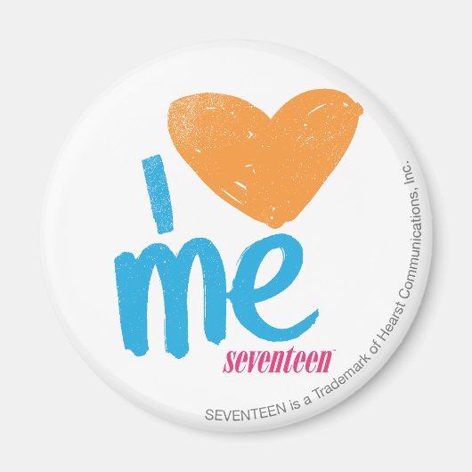 Ich höre Me Orange/Aqua Magnet (Vorne)