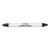 Ich höre mein Cane Corso Kugelschreiber (Vorderseite)