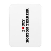 Ich höre mein flexibles Magnet in Boston Terrier (Vertikal)