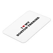 Ich höre mein flexibles Magnet in Boston Terrier (Linke Seite)