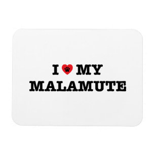 Ich höre mein Malamute Magnet