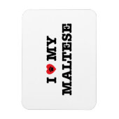 Ich höre mein Maltesisch Magnet (Vertikal)