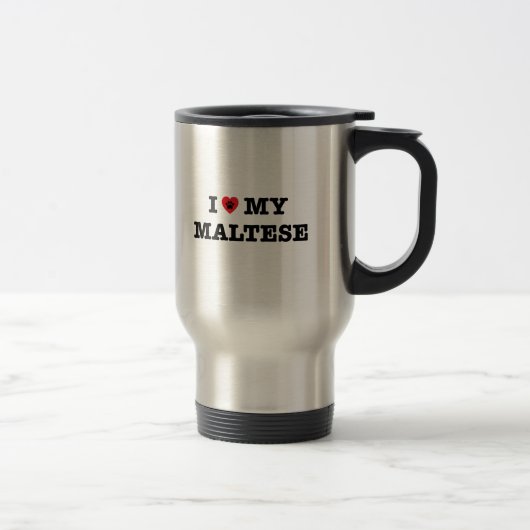 Ich höre mein Maltesisch Reisebecher (Rechts)