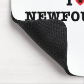 Ich höre mein Neufundland Mousepad (Ecke)