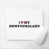 Ich höre mein Neufundland Mousepad (Mit Mouse)