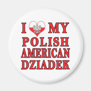 Ich höre mein Polnisch Amerikanisches Zidek Magnet