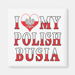 Ich höre mein polnisches Busia Magnet