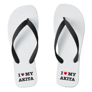 Ich höre meine Akita Flip Flops Badesandalen