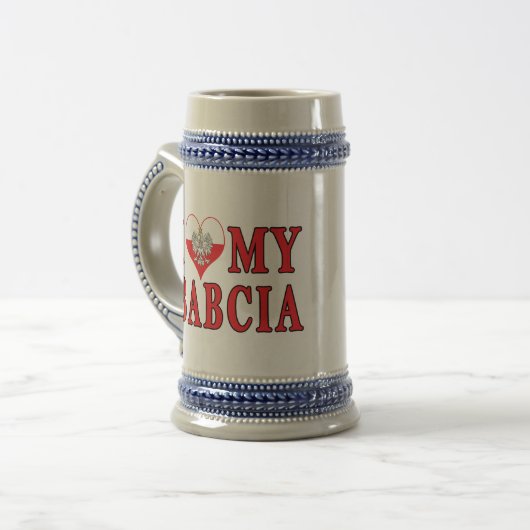 Ich höre meine Babcia Bierglas (Vorderseite Links)