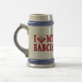 Ich höre meine Babcia Bierglas (Links)