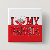 Ich höre meine Babcia Button (Vorderseite)