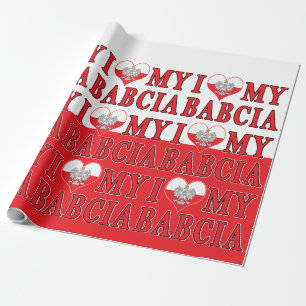 Ich höre meine Babcia Geschenkpapier